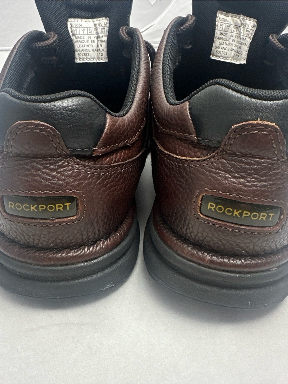 Rockport Men's Dark Brown Leather Lace-Up Oxfords - Picture 4 of 4